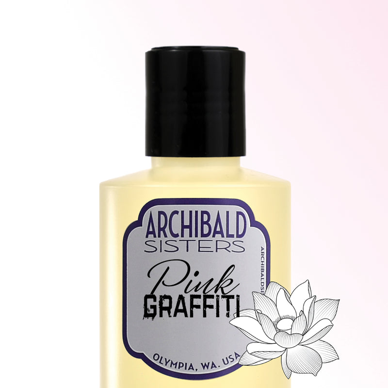 PINK GRAFFITI STRESS LESS MASSAGE OIL